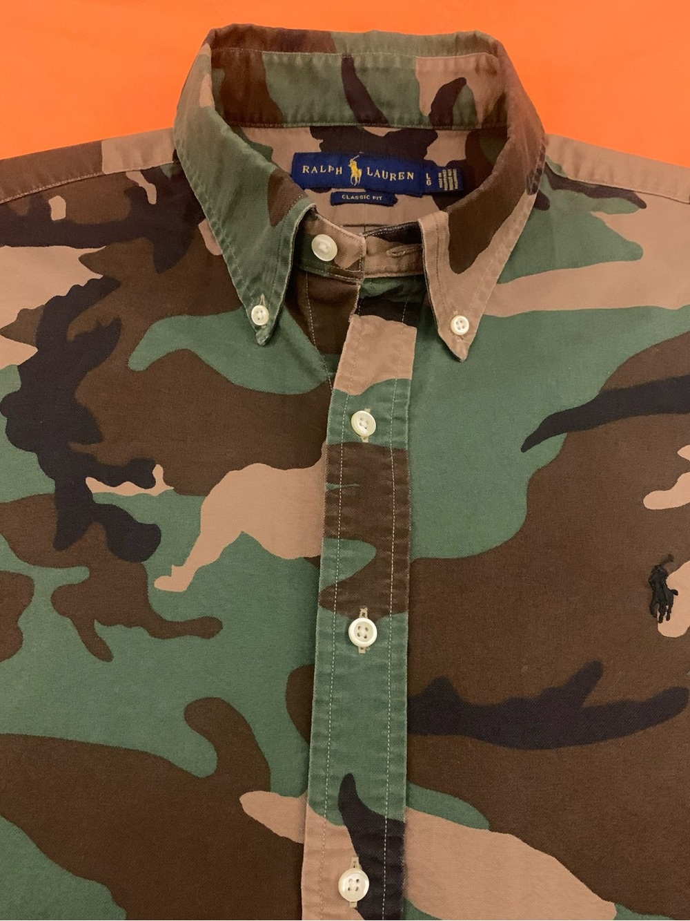 RALPH LAUREN LS Lined Heavy Cotton Classic Fit Outdoor Shirt - Picture 2 of 9